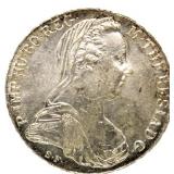 1780 Maria Theresia Thaler Silver Restrike