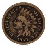 1859 Indian Head Cent *1st Year