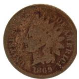 1869 Indian Head Cent