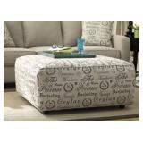 Ashley 166 XL Script Ottoman