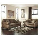 Ashley 319 Coil Spring Sofa & Love Seat