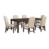 Ashley D669 Dining Table & 6 Chairs