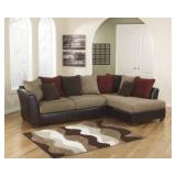 Ashley 284 Sanya Mocha Sectional Sofa