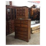 Solid Cherry Highboy Chest & Night Stand