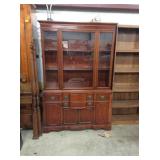 Solid Mahogany Breakfront China Cabinet