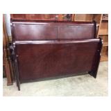 Queen Cherry Headboard and Footboard