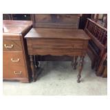 Early Walnut Spinnet Desk