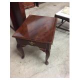 Solid Cherry Queen Anne  End Table