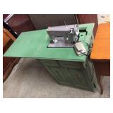 Vintage Painted Sears Kenmore Sewing Machine