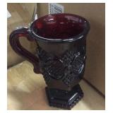 Vintage Ruby 8 pc Cape Cod Coffee Mug