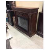 Elements Dark Cherry Fireplace