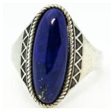 Vintage Blue Lapis Estate Ring