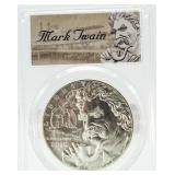2016 MS69 First Strike Mark Twain Silver Dollar