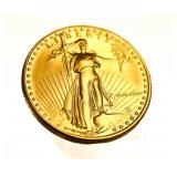 1986 BU American Eagle $25 Gold Piece *1st Year
