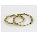 14kt Gold Hoop Earrings