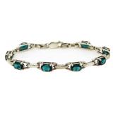 Beautiful 16.00 ct Midnight Sapphire Bracelet