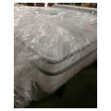 Queen serta pillowtop mattress & box