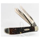 Case XX Burnt Bone Mini Trapper Knife