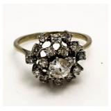 18kt Gold Antique 1.25 ct Diamond Estate Ring