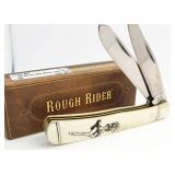 Rough Rider Vintage Style Pin Up Girl Knife
