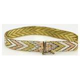 Rose-Yellow & White Quality Bracelet