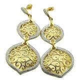 Gorgeous Diamond Accent Chandelier Earrings