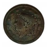 1837 Braided Hair Large Cent