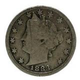 1883 "No Cents" Liberty V Nickel