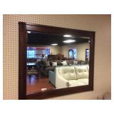 Large Brown Mirror