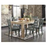 Ashley d540 Farmhouse Table & 6 Chairs