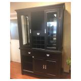 Large dark color China Cabinet