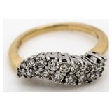 14kt Gold Stunning 3/4 ct Diamond Estate Ring