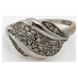 10kt Gold Diamond Cocktail Ring