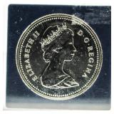 1981 Canadian Train Silver Dollar
