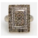 14kt Gold 2.00 ct Chocolate & Diamond Ring