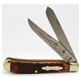 Schrade Lumberman Bone Handle Trapper Knife