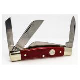 Boker Red 4 Blade Congress Knife
