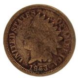 1863 Indian Head Cent