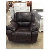 Simmons Cocoa HUGE Swivel Rocker Recliner