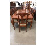 Stanley - Solid Cherry Table & 8 (estate)