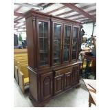 Solid Cherry Breakfront China Cabinet