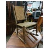 Antique Cain Rocking Chair