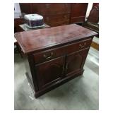 Broyhill Flip Top Cherry Server