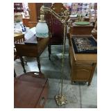 Gold Antique Floor Lamp - Restored