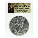 2017 "America First" MS70 Silver American Eagle