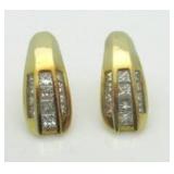 14kt Gold 1.00 ct Quality Diamond Earrings