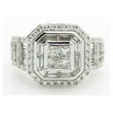 14kt Gold Brilliant 2.25 ct VVS Diamond Ring