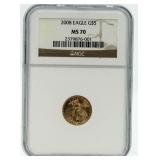 2008 MS70 American Eagle $5 Gold Piece