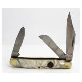 Beaver Creek Pearl Large Stockman Knife