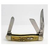 Case XX Teco Coal Stag Stockman Knife